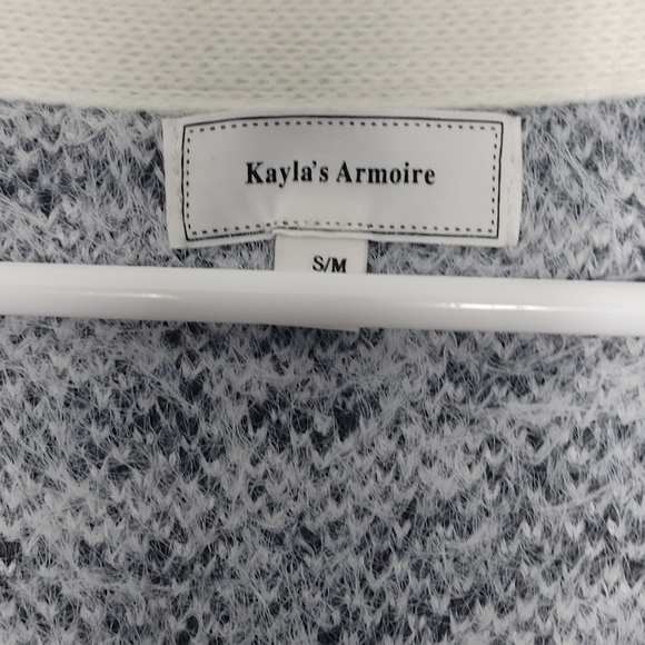 Kayla's Armoire Zebra Print Button up Cardigan with Pockets Sz M - Picture 2 of 4